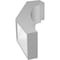 Ekena Millwork 5 1/2-in. W x 12-in. D x 24-in. H Merced Architectural Grade PVC Knee Brace BRCP055X12X24MRC - alternate 2